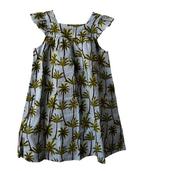 Stella Cove Other - Stella Cove Blue Palm Print Dress - Girls Size 4